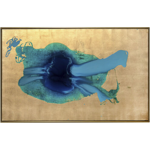 Ink Spill 60 X 40 inch Hand Painted Art